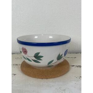 Ceramic Floral Serving Dinnerware Bowl